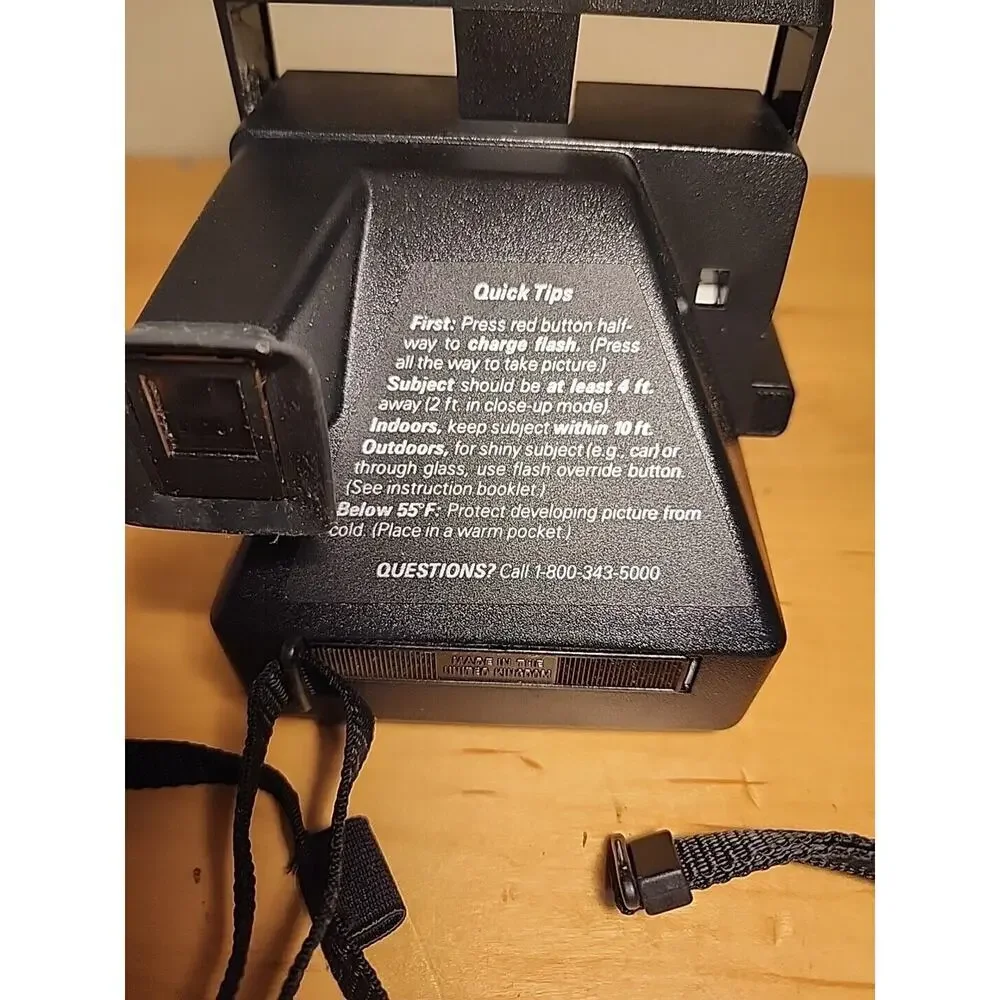 Polaroid Instant Camera 600 Business Edition, Black, Great Condition